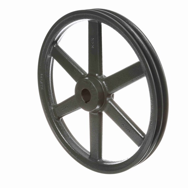 2 Groove Cast Iron Fhp - Finished Bore Sheave, 2AK124X1